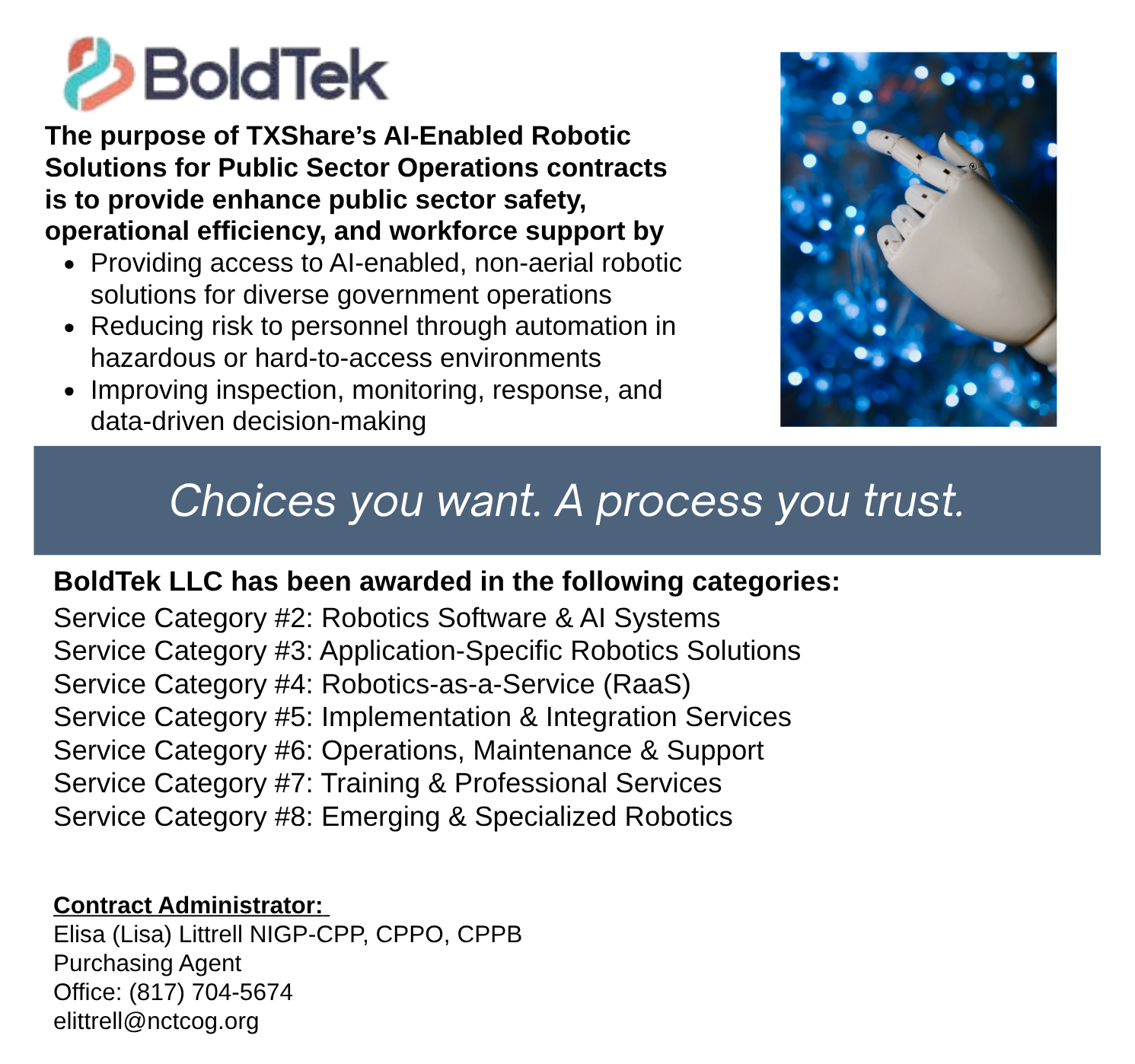 BoldTek LLC Landing Page Robotics BoldTek LLC Landing Page Robotics