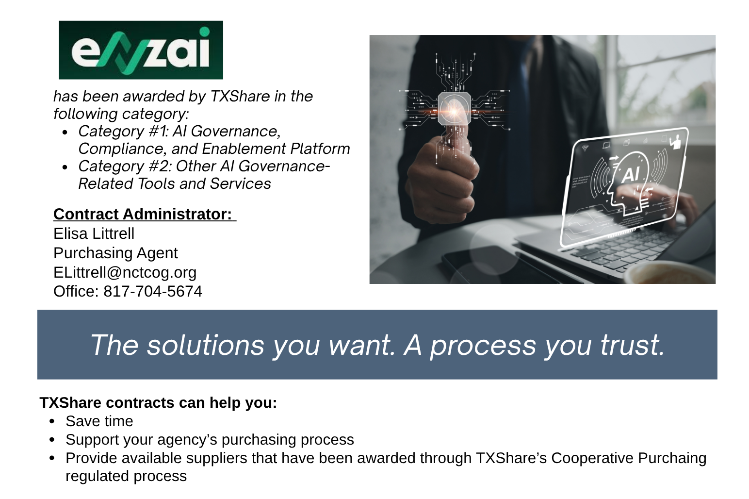 Enzai Landing Page